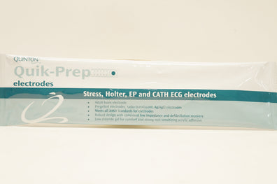 Quinton 031581-001 Quik-Prep Stress Holter&Cath ECG Electrodes - Pack of 5 (x)